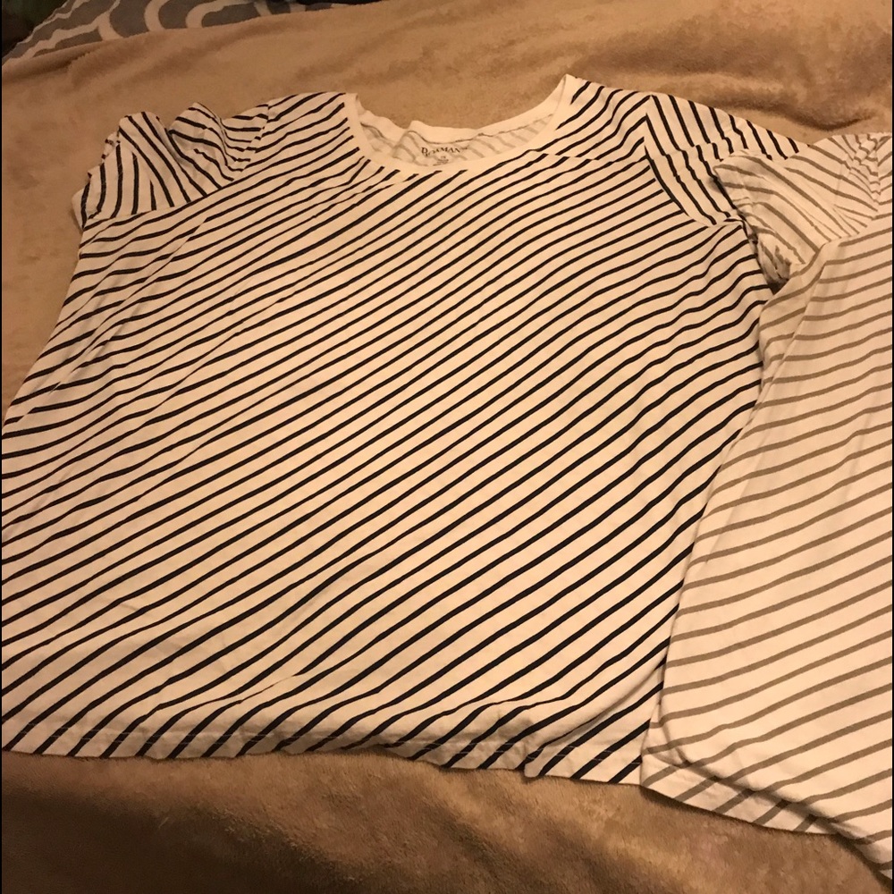 Roamans Diagonal short sleeve tops